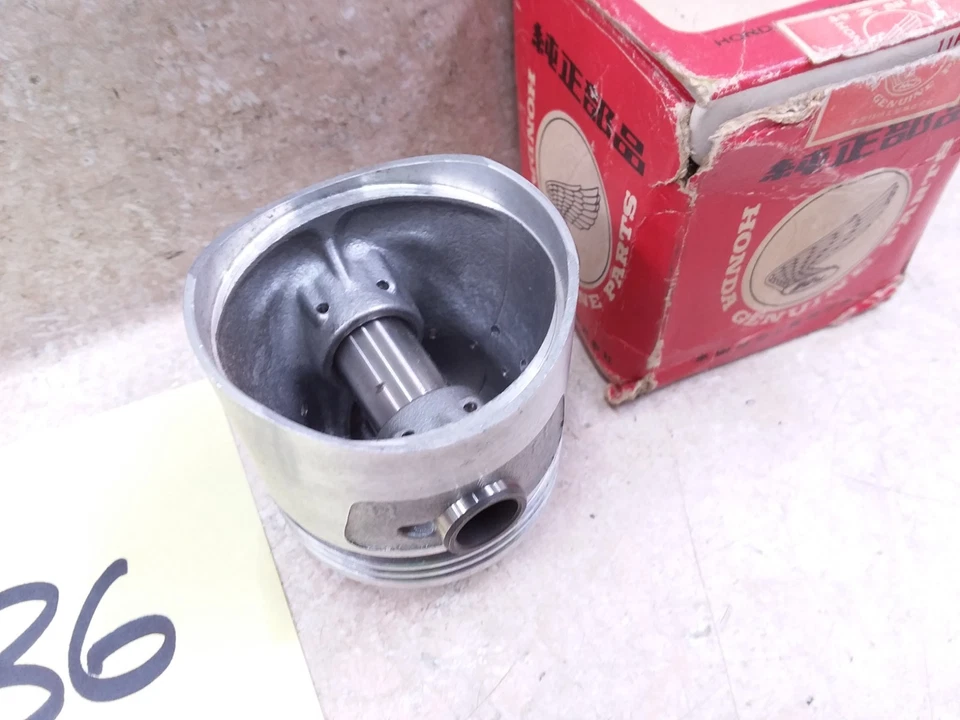Honda 175 CA175 CL175 K3 Oversize Piston +0.25mm 1969-1970 VTG NOS #36 ANX-B241 - Изображение 4 из 4