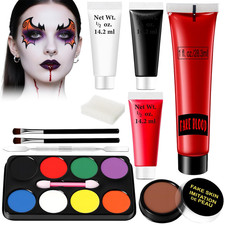 Halloween Schminke Set Erwachsene Kinder Face...