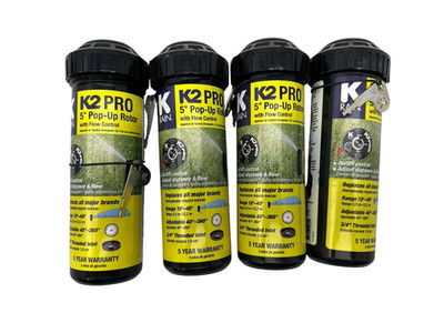 K-Rain K2 Pro 5'' Sprinkler Pop-Up Rotor with Flow Control New