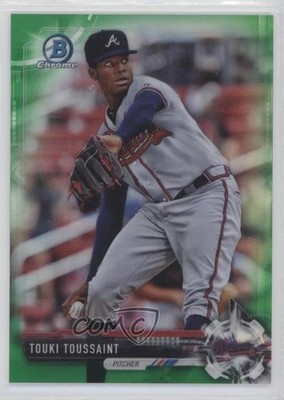 2017 Bowman Chrome Prospects Green Refractor 97/99 Touki Toussaint #BCP172 2r7