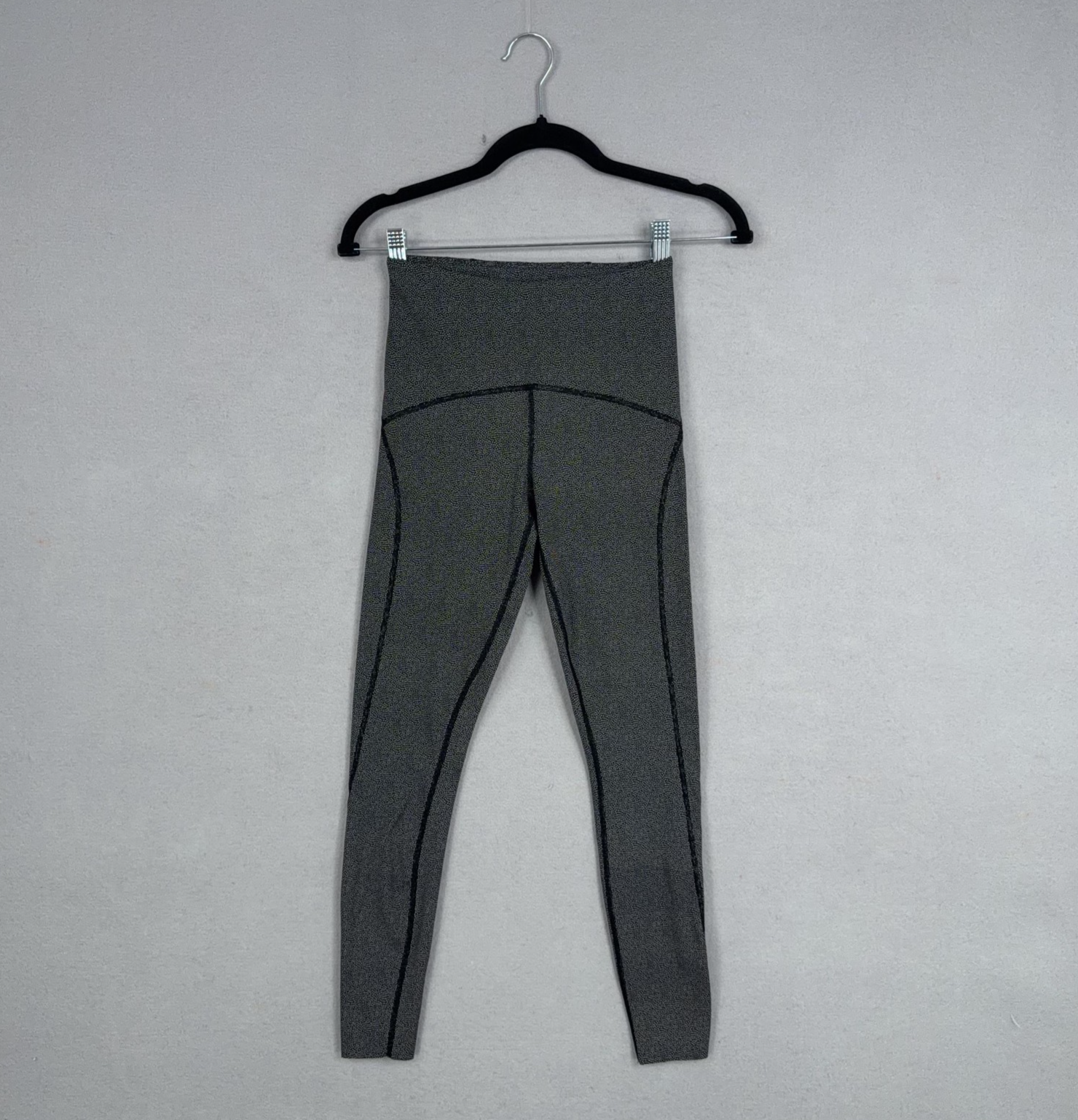 Varley Leggings Womens XS Gray High Rise Cropped Spotted Yoga Pants Athletic