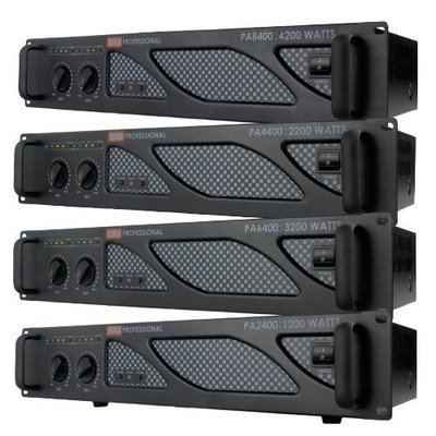 EMB Pro - PA2400 - Rack Mount Professional Power 21'' x ''14'' x ''7, Black