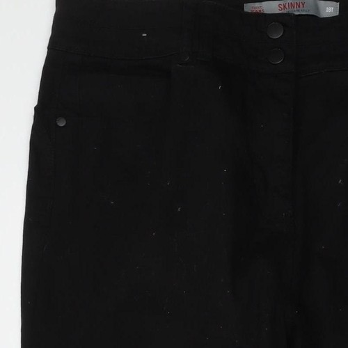 Next Women's Black High-Waist Skinny Jeans Size 18 - Picture 10 of 12