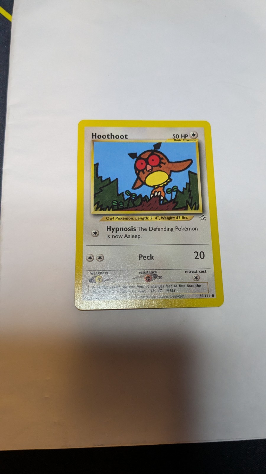 Hoothoot 60/111 Neo Genesis Regular