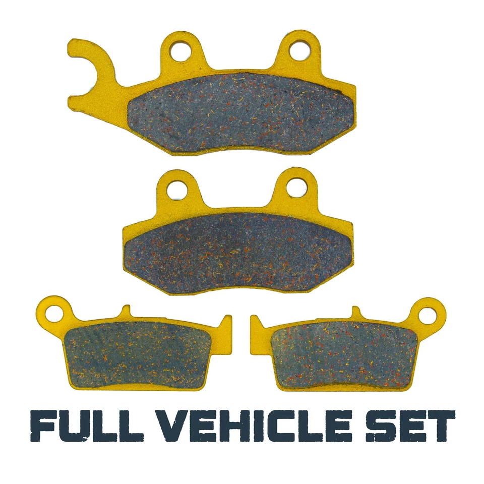 Juego de pastillas de freno delanteras y traseras de cerámica Kawasaki KLX250/KLX300 2009-2025 Foto 2 de 4