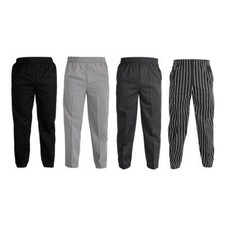 Professional Unisex Chef Waiter Trousers Pants Kitchen Hotel Cafe Uniforms