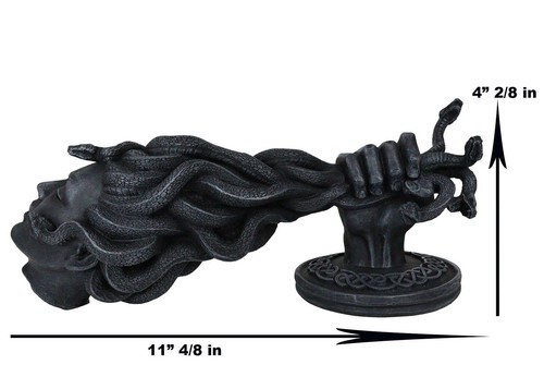 Ebros Greek Goddess Medusa Hanging from Perseus Hand Wall Decor Plaque 12.25" H - Picture 2 of 9