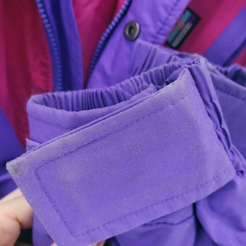 Vintage Woolrich Men's Colorblock Jacket Sigmet Thinsulate Charcoal Purple XL - Picture 10 of 12