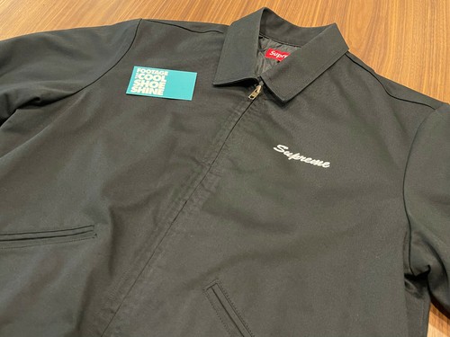 2016 FW16 SUPREME x PLAYBOY BUNNY WORK JACKET BLACK BOX LOGO CDG SMALL - Picture 5 of 12