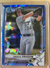 2021 Bowman Chrome Sapphire Andrew Vaughn Base Prospect White Sox BCP-88