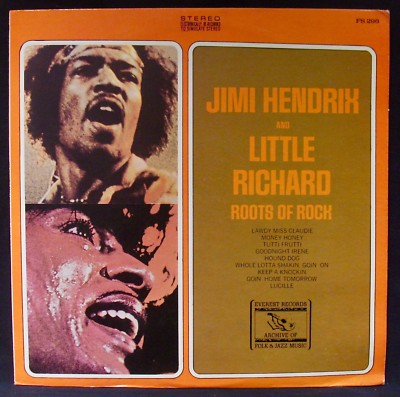 JIMI HENDRIX & LITTLE RICHARD~ROOTS OF ROCK Album-Psych Rock