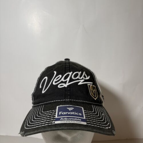 Fanatics Las Vegas Golden Knights Distressed NHL Snapback Hat NEW