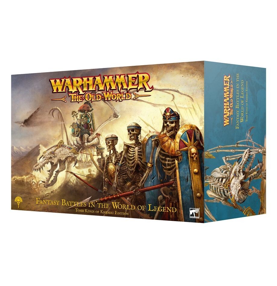 WARHAMMER THE OLD WORLD CORE SET games workshop TOMB KINGS OF KHEMRI EDITION età