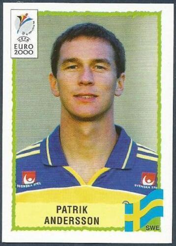 PANINI-EURO-2000-BLACK-BACKS-122-SWEDEN-SVERIGE-PATRIK-ANDERSSON