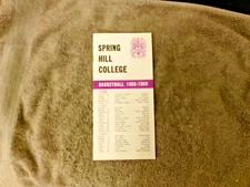 1968-69 SPRING HILL BASKETBALL MEDIA GUIDE Yearbook JERRY HUGHES 1969 Press Book