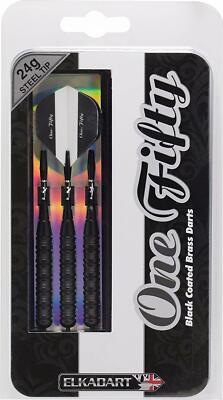 ELKADART One Fifty - 24g - Steel Tip  Dart - Dartpfeile - Etui  - Messing Barrel