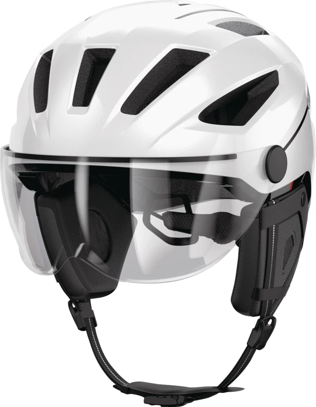 Casco de Bicicleta Bicicleta Eléctrica ABUS Pedelec 2.0 ACE Blanco Perla L 56 a 62 CM Foto 4 de 4