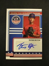 2023 Panini USA Stars & Stripes Tristan Bristow RC AUTO Harlan High