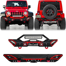 Vijay For 2007-2018 Jeep Wrangler Jk Frontrear Bumper Wled Lightswinch Plate