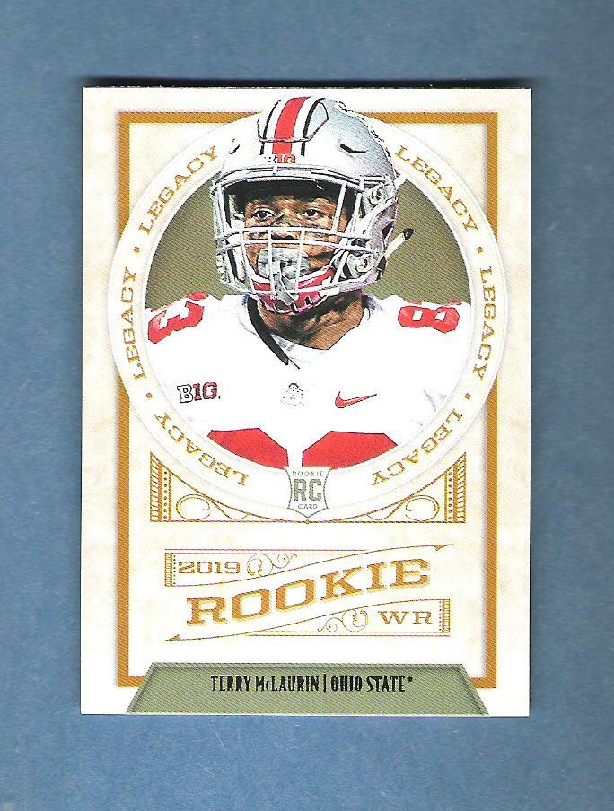 TERRY MCLAURIN 2019 Panini Legacy Rc #196 Washington Redskins Ohio State