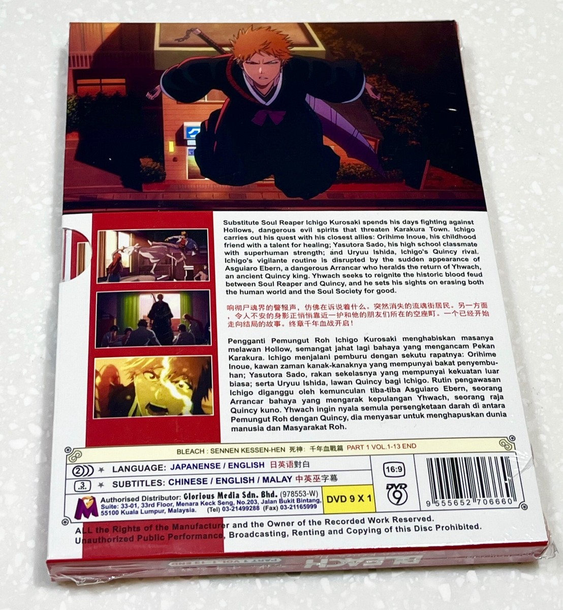 Bleach: Thousand-Year Blood War (VOL.1 - 13End) ~ English Dubbed