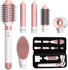 6 in 1 Professional Hair Styler Set 110,000 RPM High Speed Hair Dryer & Multi-Ha