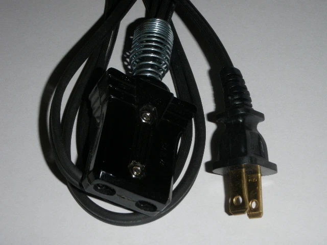 Power Cord for Heatmaster Waffle Iron Model 307-1934 (3/4 2pin)6ft) 1934