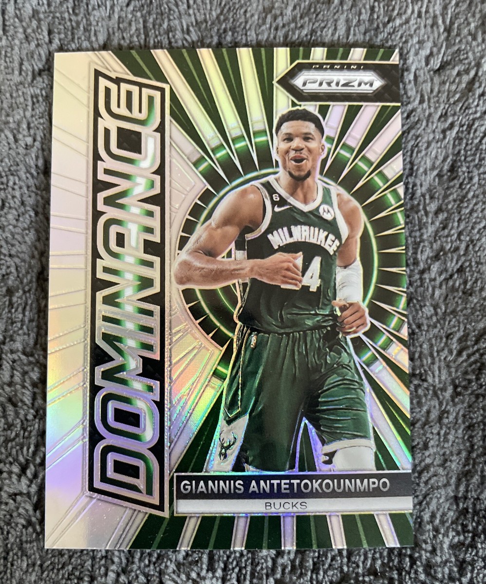 2023-24 Prizm Giannis Antetokounmpo Silver Dominance #7