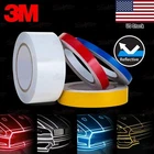 3/8" 9/16" 1" 2" REFLECTIVE Self Adhesive PinStripe Vinyl 3M Decal Tape Stickers