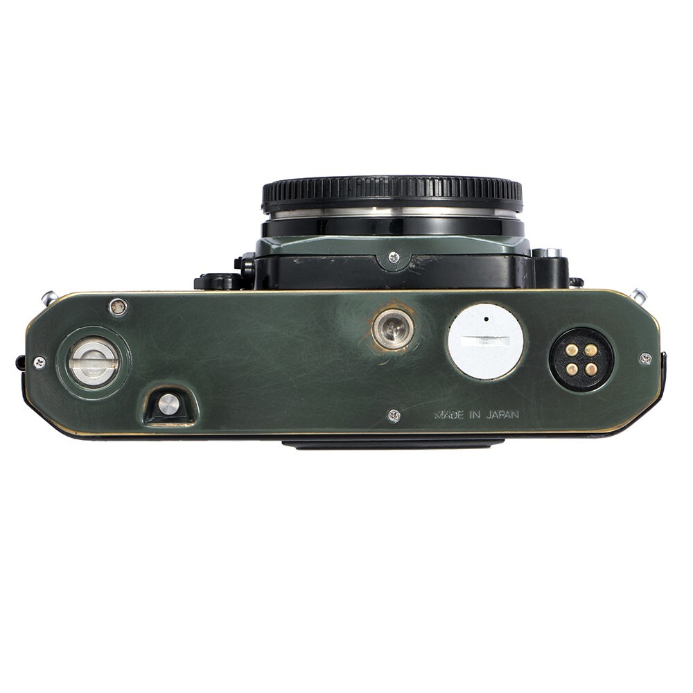 NIKON FM2 FM2n SLR FILM CAMERA REPAINTED OLIVE GREEN W NIKON FM2 FM2n SLR FILM CAMERA REPAINTED OLIVE GREEN W