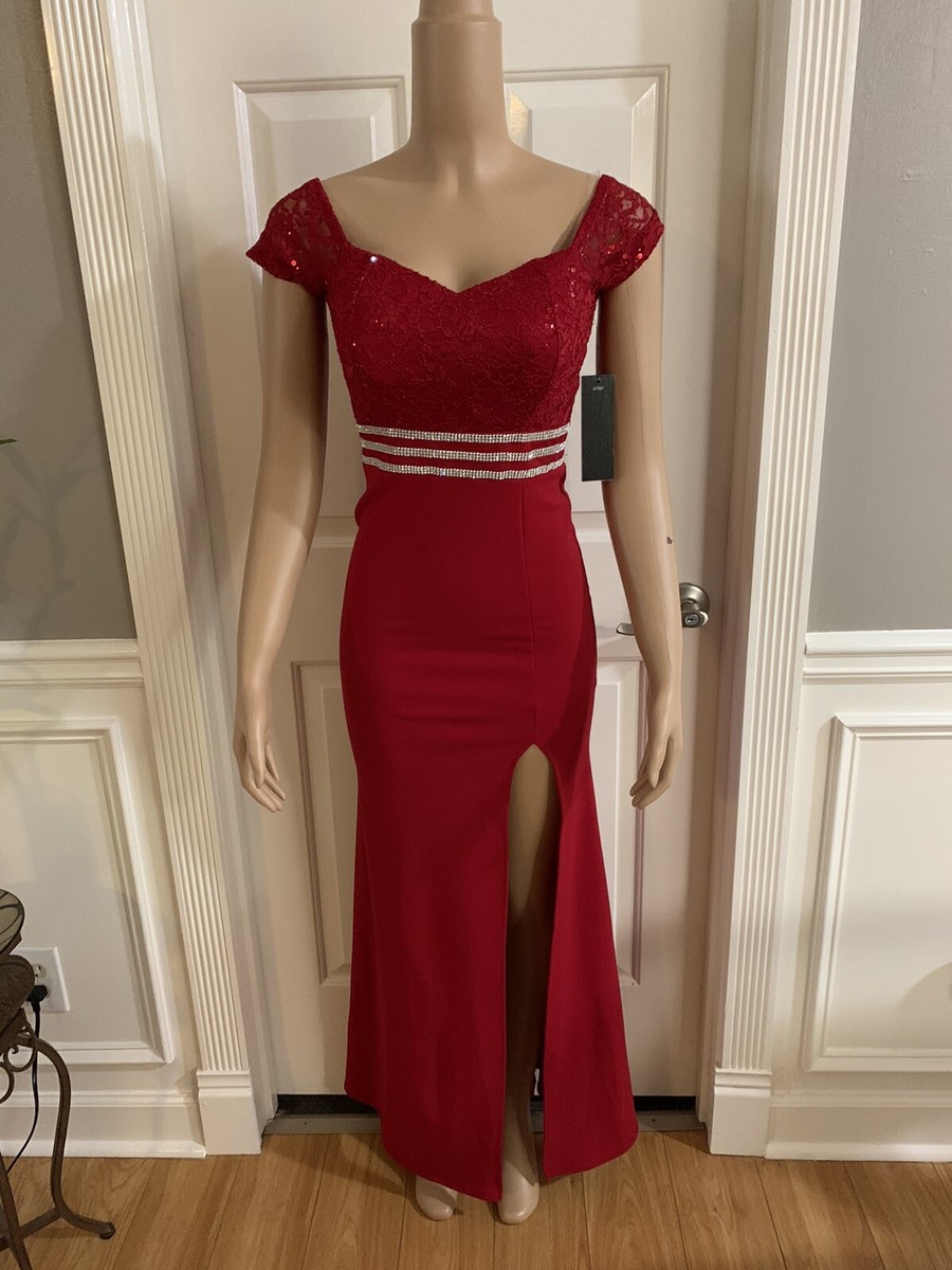 red lace dress juniors Pretty Handmade Knee Length Dark Red Lace Junior Party Dress, Beautiful Tulle Dress