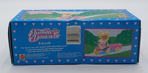 Vintage 1985 The Heart Family Tricycle pour bébé / Triciclo / Mattel 3868, NrfB - Photo 5/8