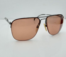 Vintage Silhouette M7014 Gunmetal Pilot Half-Rim Metal Sunglasses FRAMES ONLY