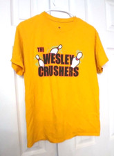 unisex M big bang theory yellow graphic t-shirt the wesley crushers halloween