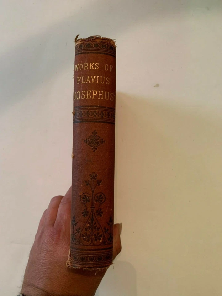 1874 The Works Of Flavius Josephus Translated by William Whiston Foto 4 de 4