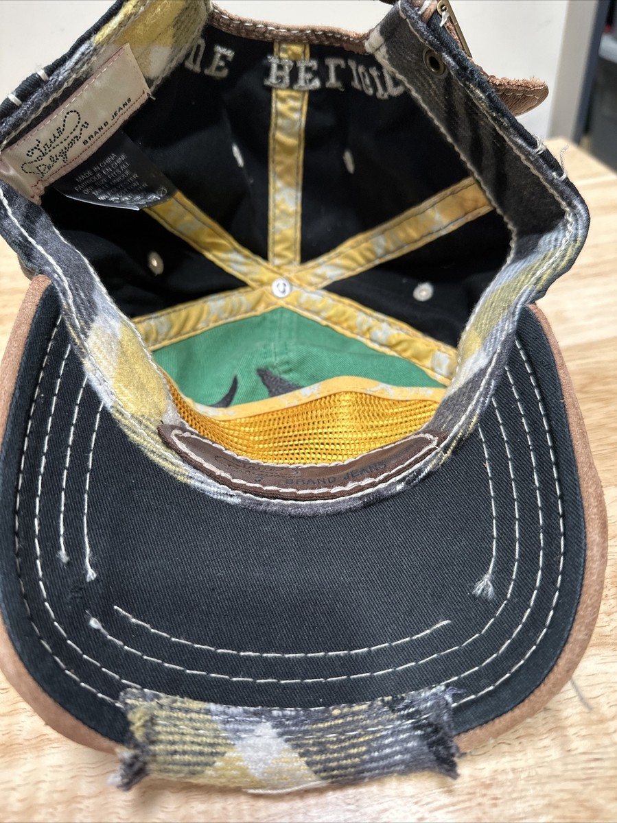 Rare Vintage TRUE RELIGION Distressed Y2K Plaid Buddha