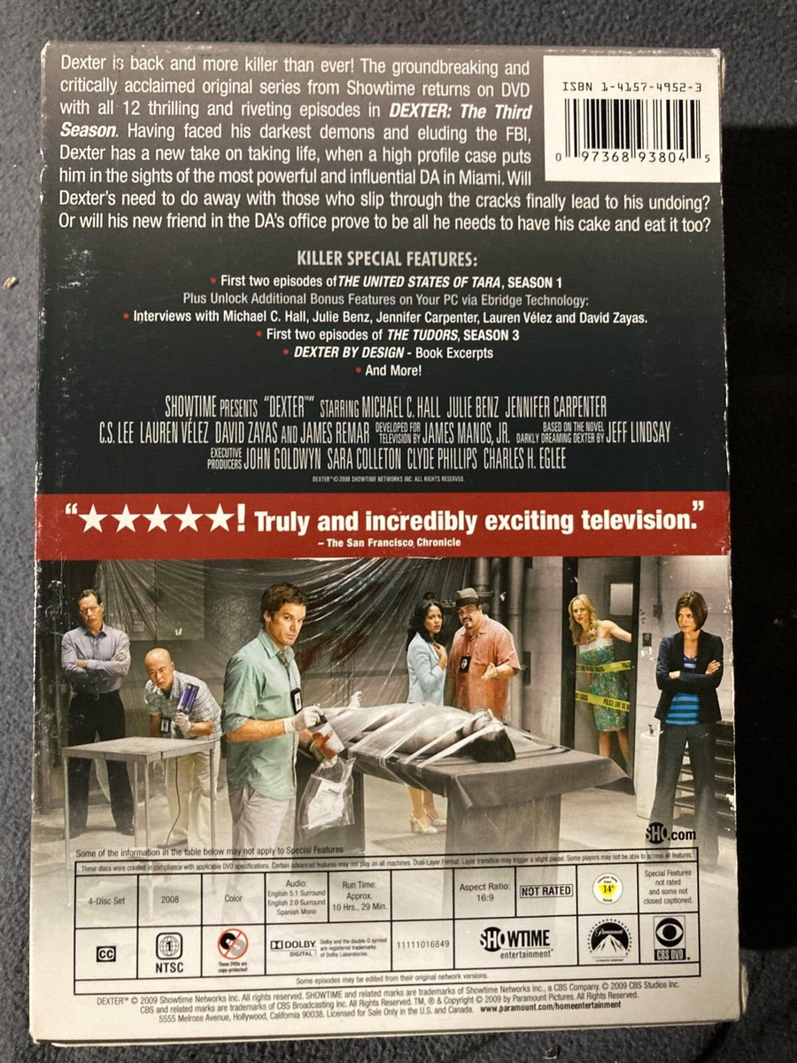 Dexter Complete Series: Seasons 1-8 (DVD, 2015 32-Disc Set) LIKE