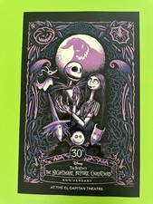 Tim Burton's The Nightmare Before Christmas. El Capitan Theater 30th Anniversary