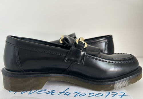 NEU Dr. Martens Adrian Trense Glattleder Kiltie schwarz Halbschuhe Herren 7, Damen 8 - Bild 8 von 11