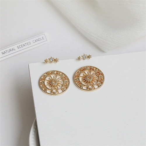 Baroque Vintage Style Stud Earrings eBay