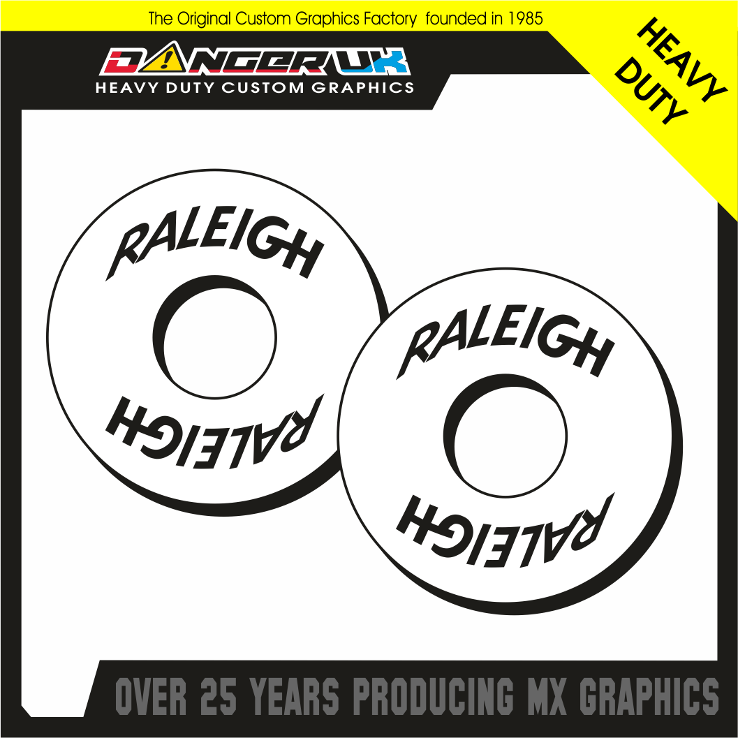 BMX DONUT THUMB SAVER RALEIGH WHITE