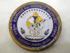 USN NEW PORT RHODE ISLAND CSS CPO MESS CHALLENGE COIN