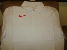 NIKE Dri-Fit Victory Chevron DJ5123-107 Gray Red Golf Polo Shirt Men's 3XL