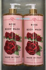 2-Pk ALCHIMIA  ROSE VELVET Natural REFRESHING BODY WASH 1000ml MADE IN ITALY