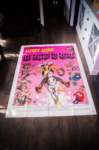 LUCKY LUKE DALTONS ON THE RUNS French Grande Vintage Movie Poster Original 1983