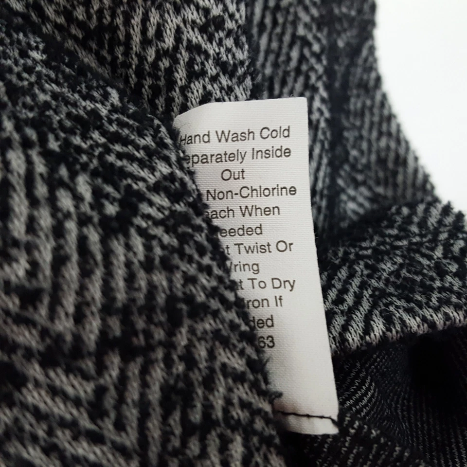 Top de tweed sin mangas CAbi 993 Cece Shell espiga negro y gris para mujer mediano Foto 4 de 4