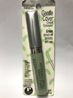 Physicians Formula Gentle Cover Cream Concealer, # 1018 Cover Green
