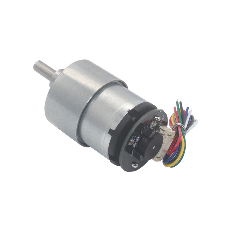 Getriebemotor DC 6V 12V Mit Encoder 20-1000RPM Metall Getriebe Motor JGB37-520 - Bild 3 von 4