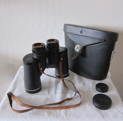 Vtg PENTAX Asahi 8x40 power, wide field 95 Binoculars with case and strap