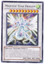 YUGIOH • Drago Stellare Maestoso Majestic Star DRAGON 1ST ED DP10-EN017 NMINT